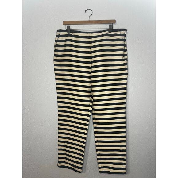 Boden Women's Striped Tapered Casual Trousers - Picture 1 of 7